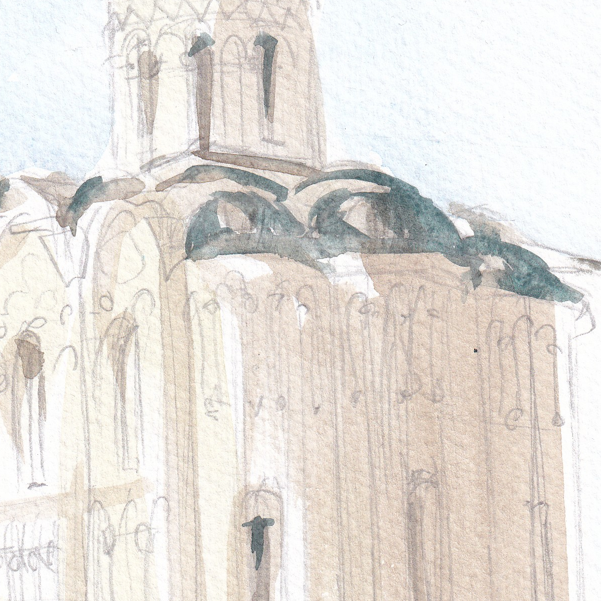 Картина "Храм Покрова на Нерли" — изображение 4