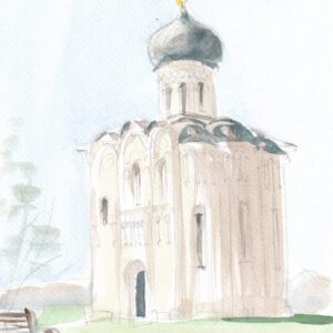 Картина "Храм Покрова на Нерли"