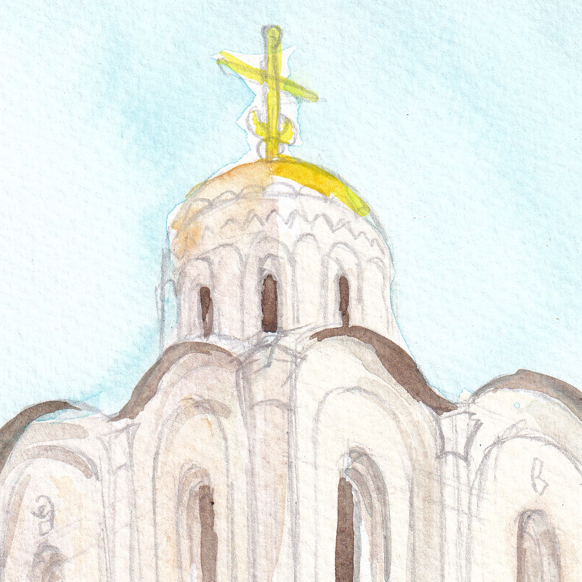 Картина "Дмитриевский собор во Владимире" — изображение 2